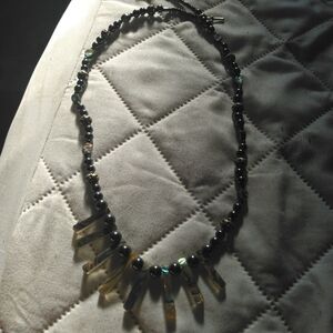 Elegant Black and Gold Necklace